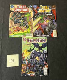 Total Justice 1-3 DC Copper Age Comic Books
