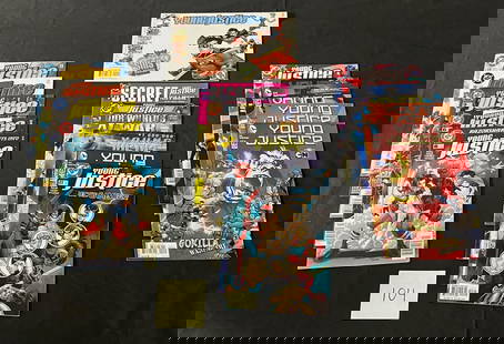 Young Justice DC Modern Age Comic Books: All items are sold as is. Please look at pictures carefully to determine what you believe are the condition of each lot. By choosing which card to use to register to bid, you authorize us to use the c