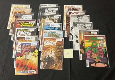 Doc Savage Dynamite Series Lot w/Variant RI Covers
