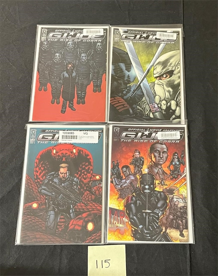 G.I. Joe Rise of Cobra Comics w/ Variant Covers (1 of 1)