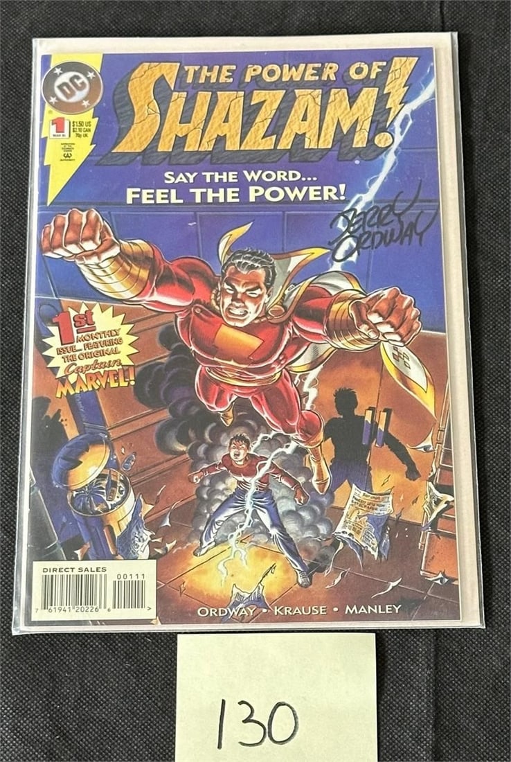 Jerry Ordway Signed Shazam! #1 Comic Book (1 of 1)