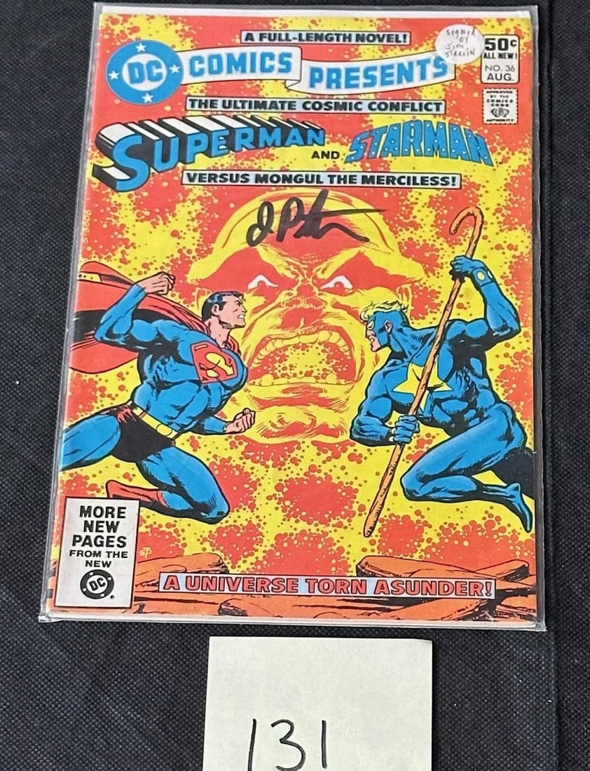 Jim Starlin Signed DC Comics Presents 36 Comic (1 of 1)