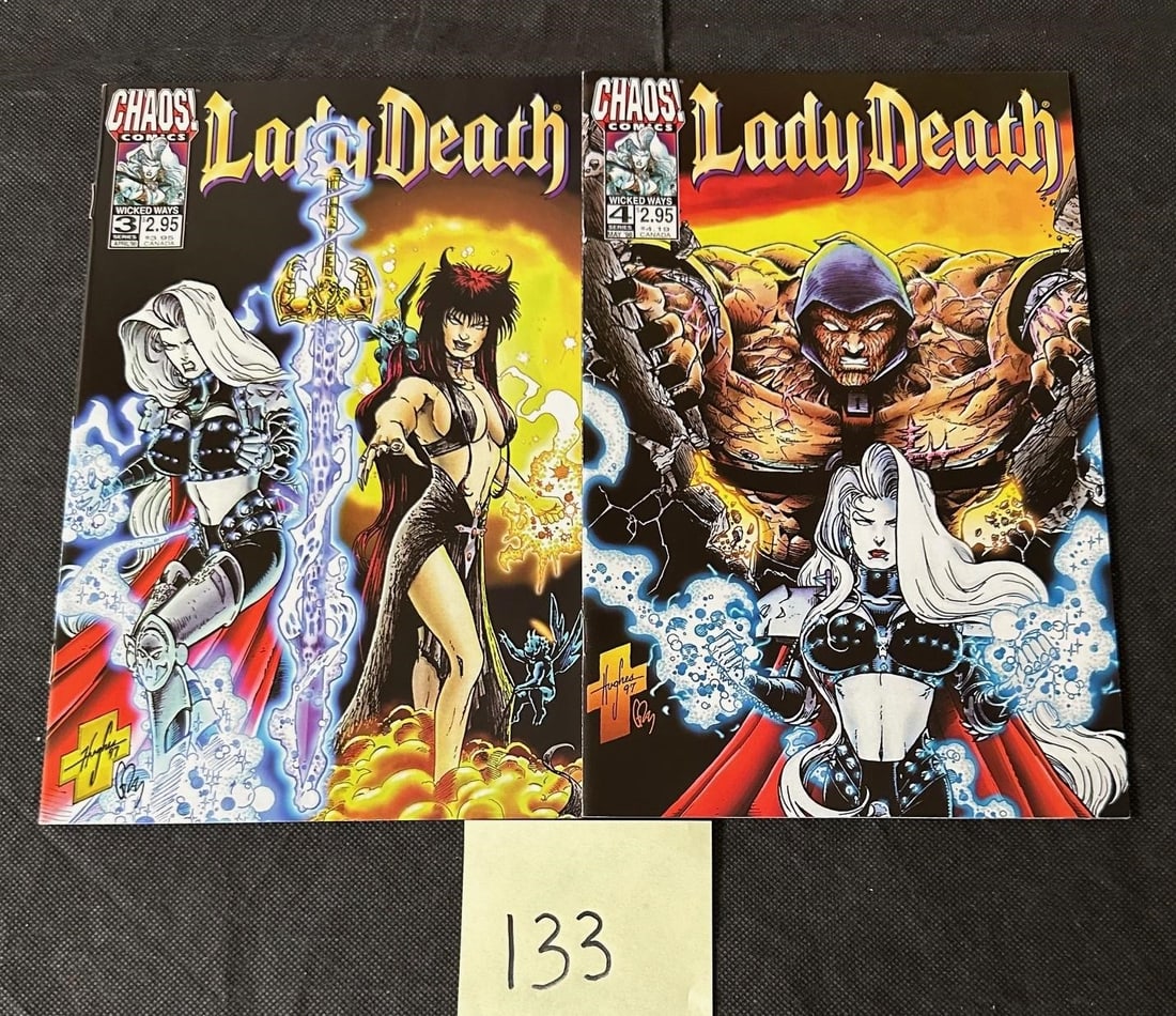 Lady Death 3 & 4 Chaos Comics Series Comics (1 of 1)