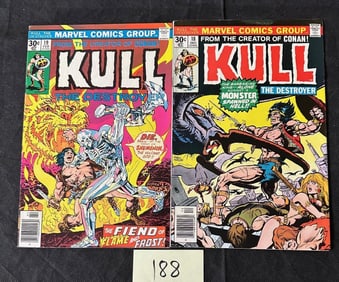 Kull the Destroyer 18 & 19 Marvel Bronze Age Lot