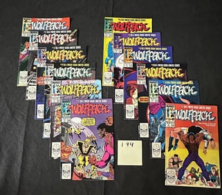 Wolfpack Marvel Copper Age Series Comic Books
