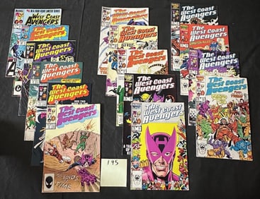 West Coast Avengers Marvel Bronze Age Comic Lot