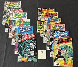 West Coast Avengers Higher Numbers Comic Lot