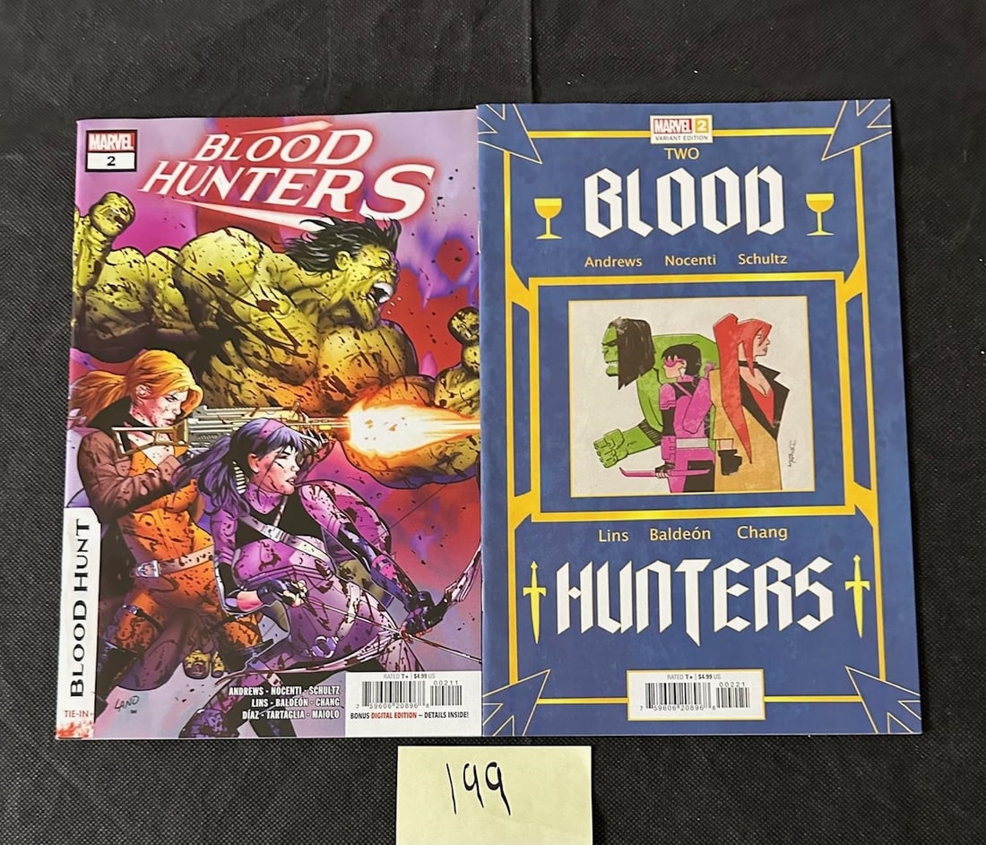 Blood Hunters 2 Modern Age Marvel Comics w/Variant (1 of 1)
