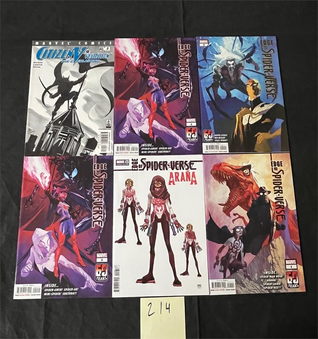 Edge of Spider-verse Comics w/Variant Covers + (1 of 1)