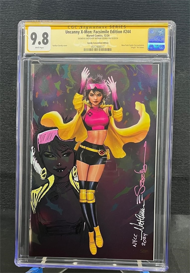 X-men 244 Szerdy Sign & Sketch CGC 9.8 (1 of 1)