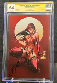Vampirella Tyndall Cover B Signed By Jamie Tyndall