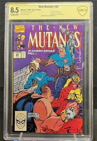 New Mutants Rob Liefeld Signed Comic CBCS 8.5