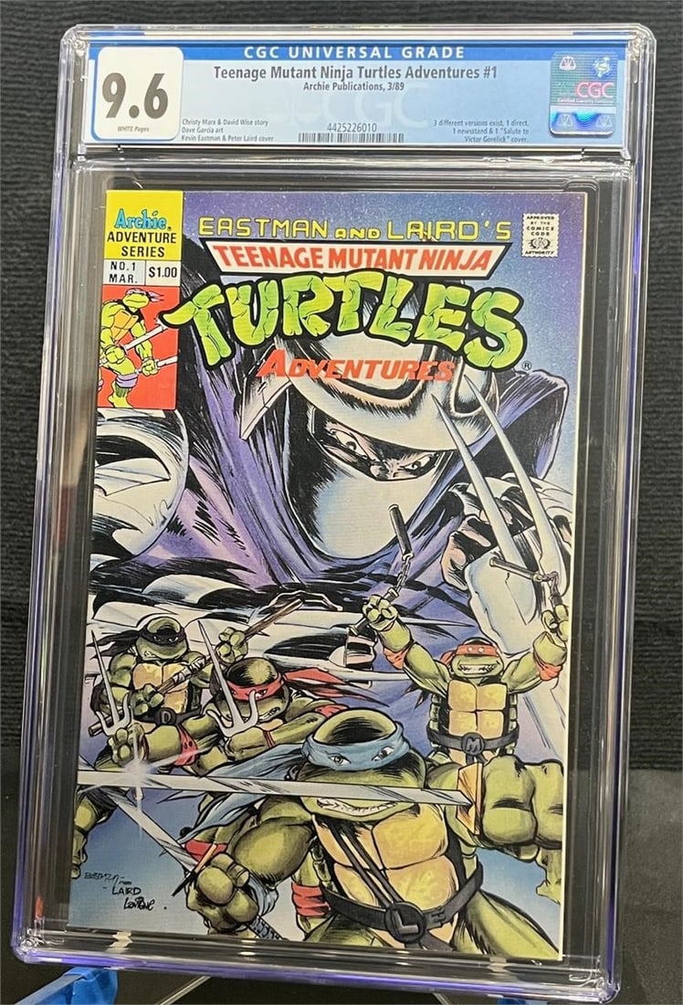 TMNT Adventures 1 Archie Ser. CGC 9.6 (1 of 1)
