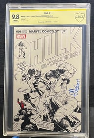 Hulk 1 Signed by Ed McGuiness Hulk 181 Homage