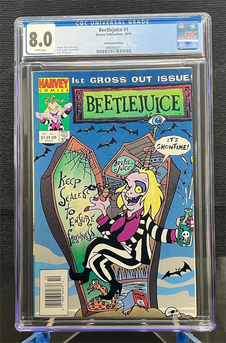 Beetlejuice 1 Newsstand Edition CGC 8.0 (1 of 1)