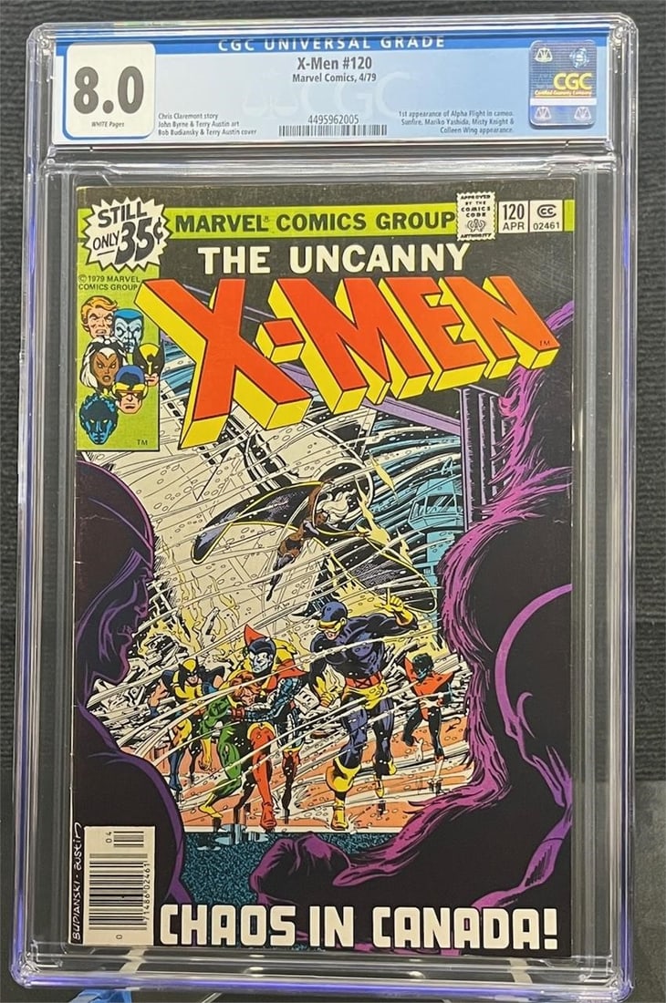 X-men 120 1st app Alpha Flight CGC 8.0 Comic (1 of 1)