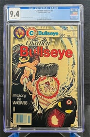 Bullseye 4 Charlton Bronze Age Comic CGC 9.4