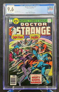Dr. Strange 17 Marvel Bronze Age Comic CGC 9.6: All items are sold as is. Please look at pictures carefully to determine what you believe are the condition of each lot. By choosing which card to use to register to bid, you authorize us to use the