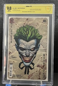 Joker 3 Signed by David Finch CBCS 9.8