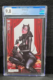 Batman 127 Lee Variant CGC 9.8 Comic Book: All items are sold as is. Please look at pictures carefully to determine what you believe are the condition of each lot. By choosing which card to use to register to bid, you authorize us to use the