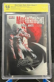 Moon Knight Signed by Gabrielle Dell Otto CBCS 9.8