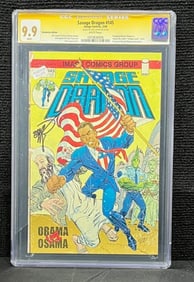 Erik Larson Signed Savage Dragon CGC 9.8