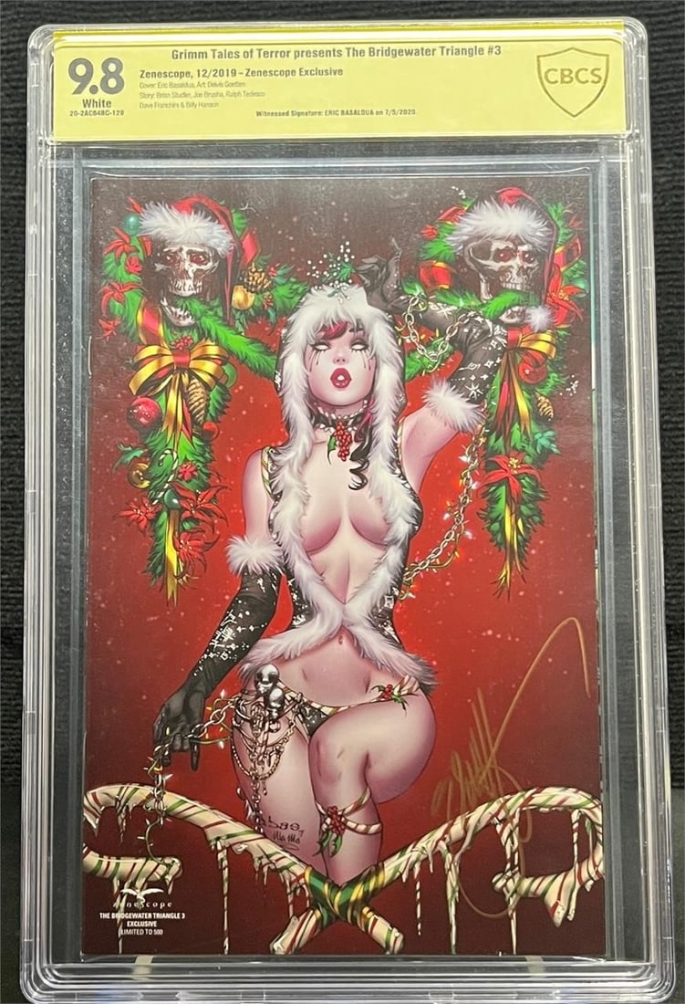 Eric Basaldua Signed Zenescope Exclusive CBCS 9.8 (1 of 1)