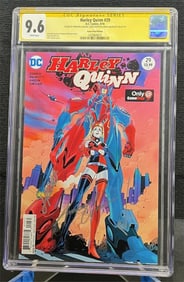 Harley Quinn Game Stop Excl. Connor X2 Signed CGC