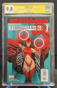 Elizabeth Olsen & Frank Cho Sign & Sketch CGC 9.8