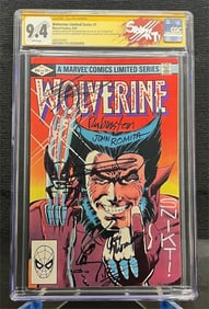 Wolverine Limited Series 1 4X Signed w/Romita