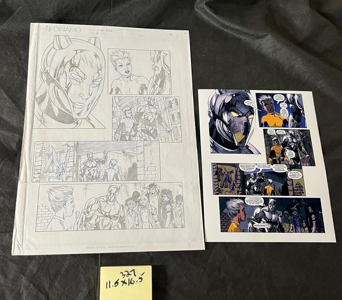 X-men Forever 12 Page 10 Original Art Page (1 of 1)