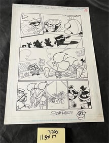 Scott Roberts Signed Original Comic Art Page
