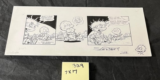 Scott Roberts Signed Original Rugrats Comic Art