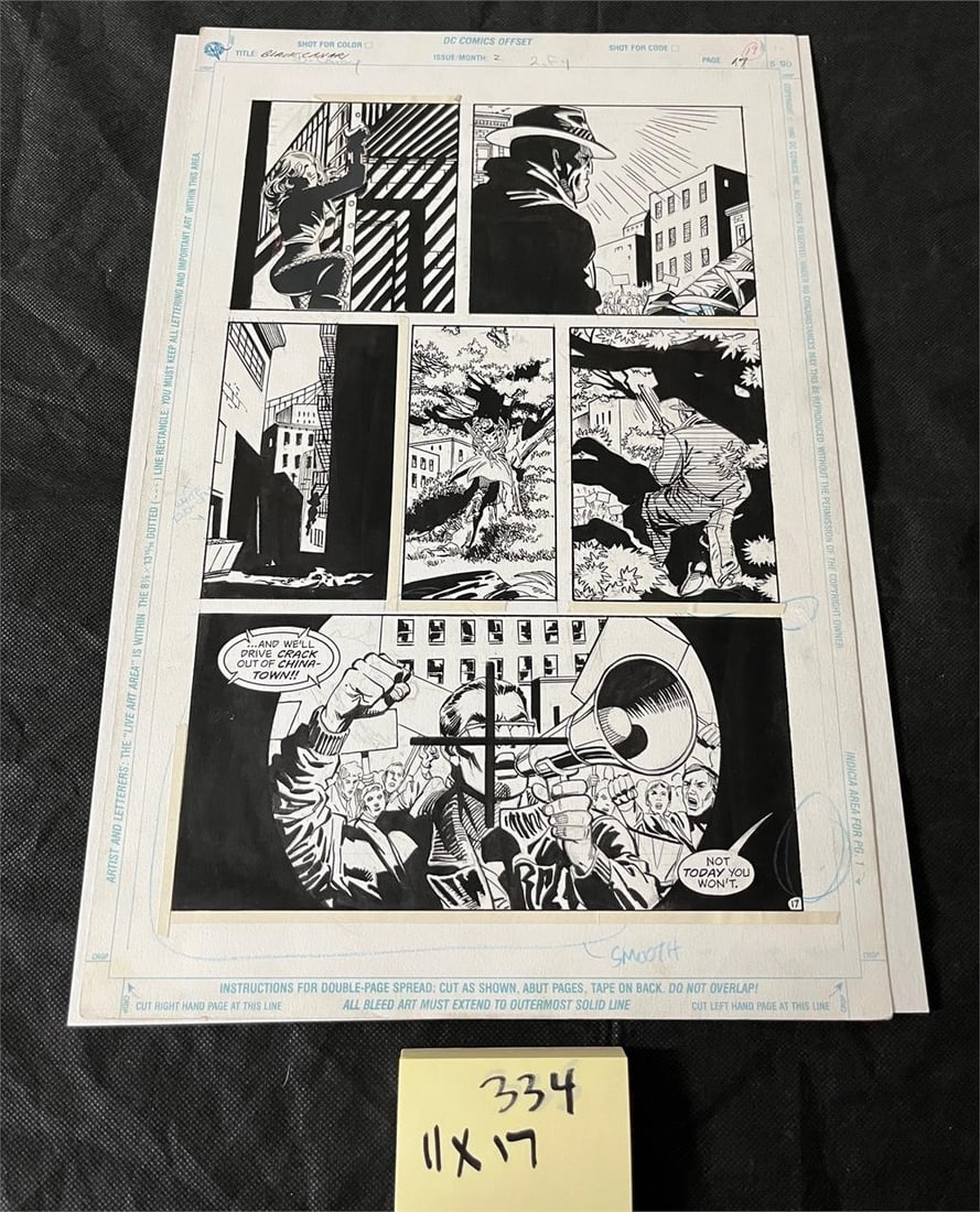 Black Canary 2 DC Comics Original Art Page (1 of 3)