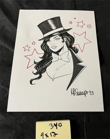 Maria Sanapo Zatanna Original DC Comic Art