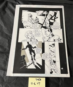 Green Arrow Annual 7 Original DC Comic Art Page