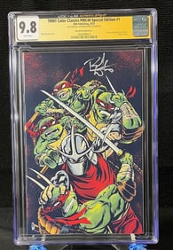 TMNT PMC 40 Excusive Signed Woodall CGC 9.8