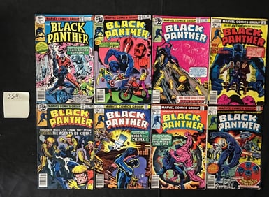 Black Panther Jack Kirby Art Bronze Age Comic Lot