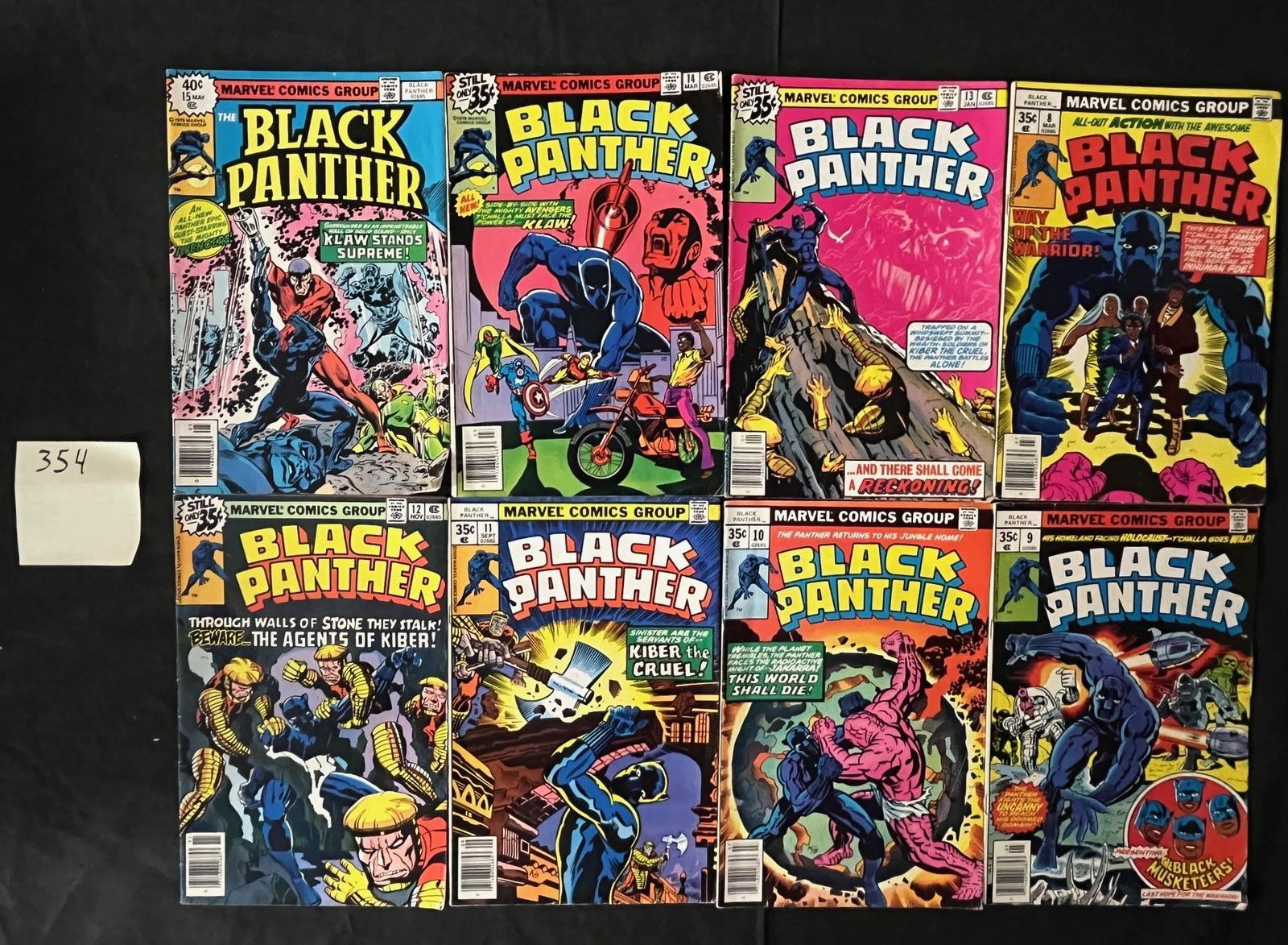 Black Panther Jack Kirby Art Bronze Age Comic Lot (1 of 1)