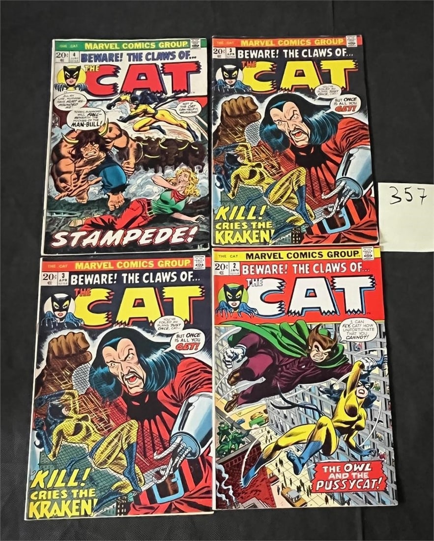 Cat Marvel Bronze Age 1st Series Comic Books (1 of 1)