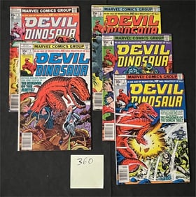 Devil Dinosaur 3-7 Marvel Bronze Age Comic Books