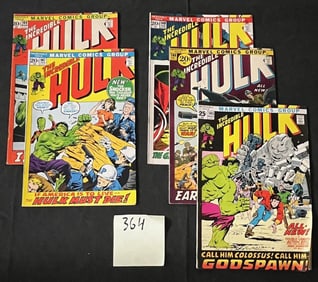 Hulk 145-149 Marvel Bronze Age 1st Series Comics