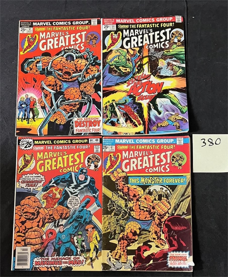 Marvel Bronze Age Comics Feat. Fantastic Four Lot: All items are sold as is. Please look at pictures carefully to determine what you believe are the condition of each lot. By choosing which card to use to register to bid, you authorize us to use the c