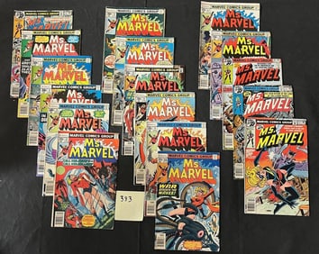 Ms. Marvel Marvel 1st Series Bronze Age Comic Lot