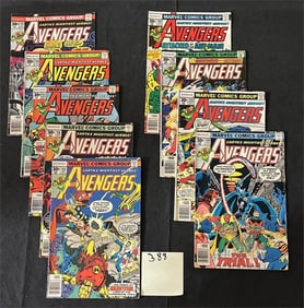 Avengers 155-163 Marvel Bronze Age Comics