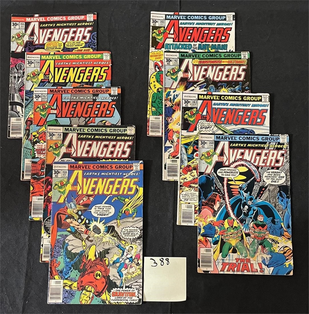 Avengers 155-163 Marvel Bronze Age Comics (1 of 1)