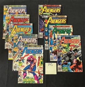 Avengers 180 & 181-188 Marvel Bronze Age Keys