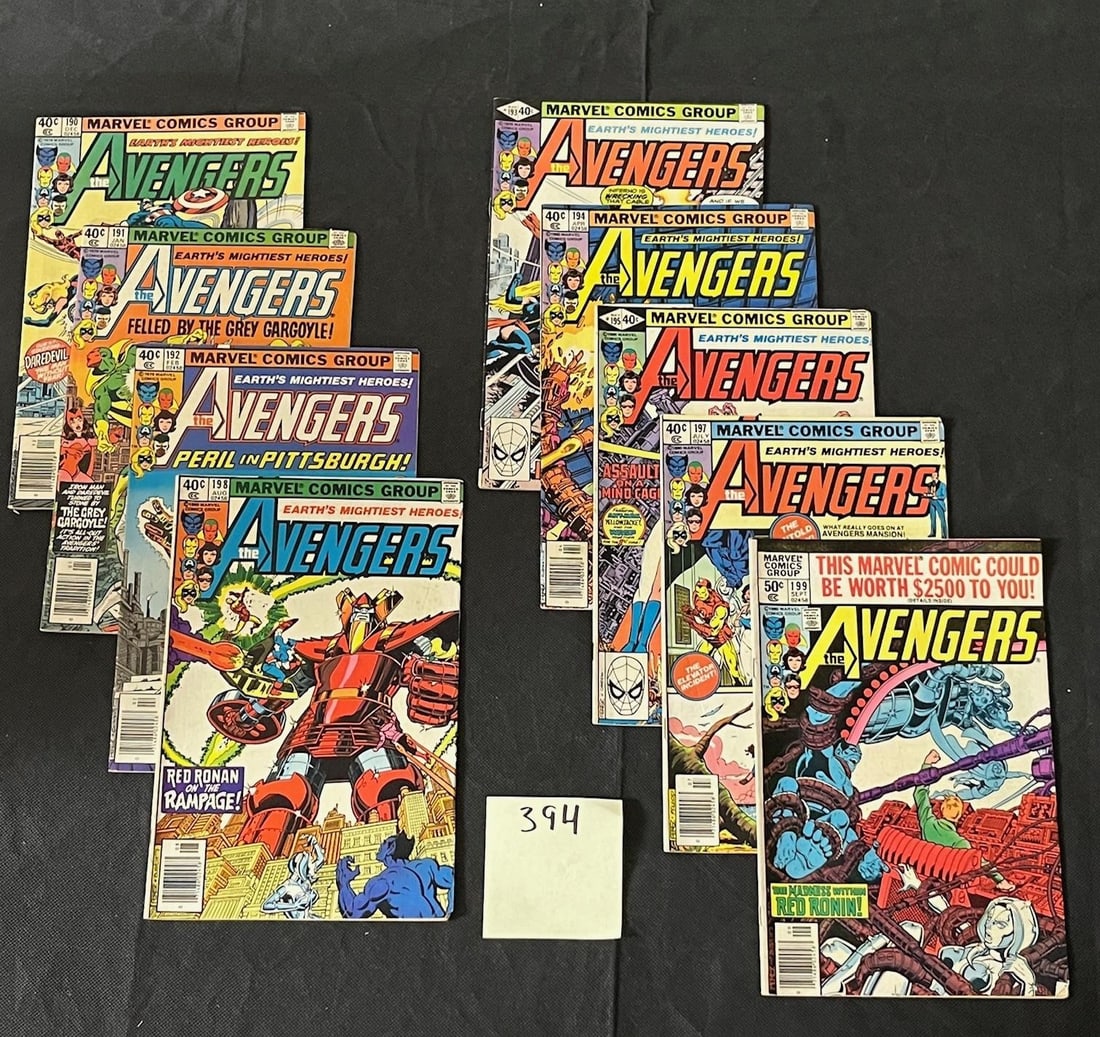 Avengers .40 Cent Marvel Bronze Age Comic Books (1 of 1)