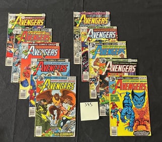 Avengers 170-179 Marvel Bronze Age Comic Books