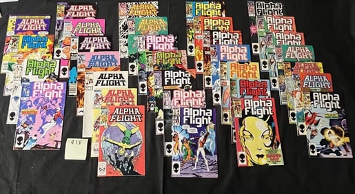 Alpha Flight Marvel 1st Series Bronze Age Comics